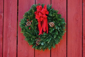 real christmas wreath